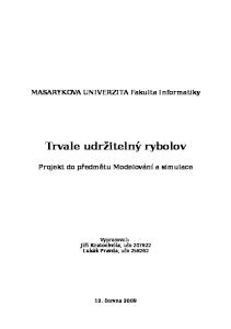 Trvale udržitelný rybolov