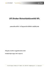 UFS Broker Biztosításközvetítő Kft