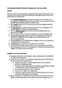 Uitvoeringsregels Social Return Gemeente s-hertogenbosch (d.d. 12 maart 2014)