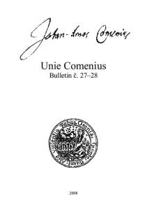 Unie Comenius. Bulletin č