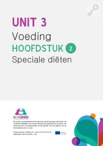 UNIT 3. Voeding HOOFDSTUK. Speciale diëten