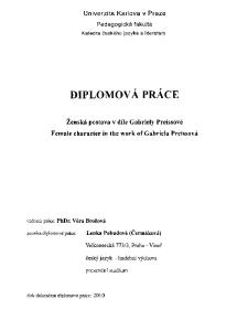 Univerzita Karlova v Praze. Pedagogická fakulta DIPLOM OV A PRACE