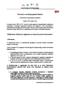 Útmutató a sztrájkjog gyakorlásához. Elöljáróban felhívjuk a figyelmet az útmutató pontos betartására!