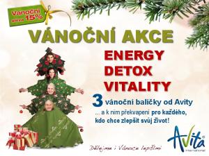 VÁNOČNÍ AKCE ENERGY DETOX VITALITY. vánoční balíčky od Avity. ... a k nim překvapení pro každého, kdo chce zlepšit svůj život!