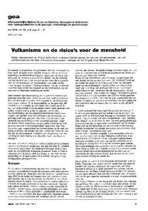 Vulkanisme en de risico's voor de mensheid