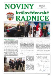 Vychází Ročník XIII. Číslo 4 Vydává Město Dvůr Králové nad Labem Zdarma