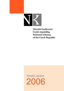 Výroční zpráva NK ČR 1