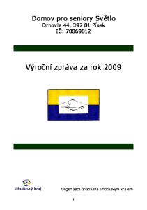 Výroční zpráva za rok 2009