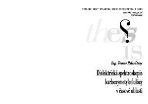 VYSOKÉ UČENÍ TECHNICKÉ V BRNĚ Fakulta elektrotechniky a komunikačních technologií Ústav fyziky