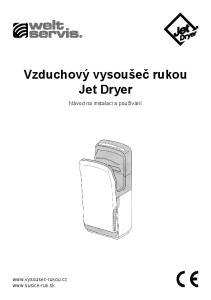 Vzduchový vysoušeč rukou Jet Dryer
