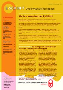 Wat is er veranderd per 1 juli 2011