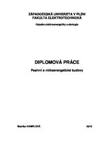 ZÁPADO ESKÁ UNIVERZITA V PLZNI FAKULTA ELEKTROTECHNICKÁ