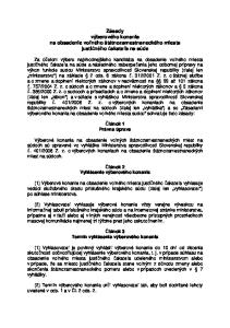 Zásady výberového konania na obsadenie voľného štátnozamestnaneckého miesta justičného čakateľa na súde