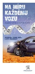 Zima 2013 V síti Peugeot