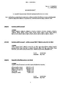ZM USNESENÍ. z 5. zasedání zastupitelstva města Šumperka konaného dne