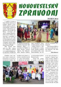 zpravodaj Novoveselský DUBEN 2014 V neděli 16. února se konal dětský karneval. Za podpory městyse a divadelního